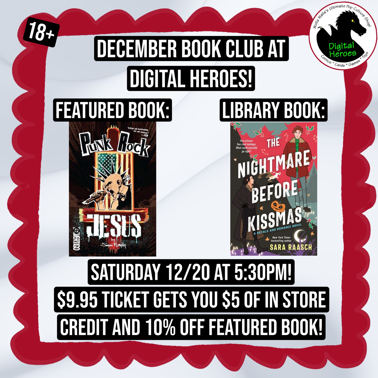12/20/2025 5:30 PM Book Club Ticket!