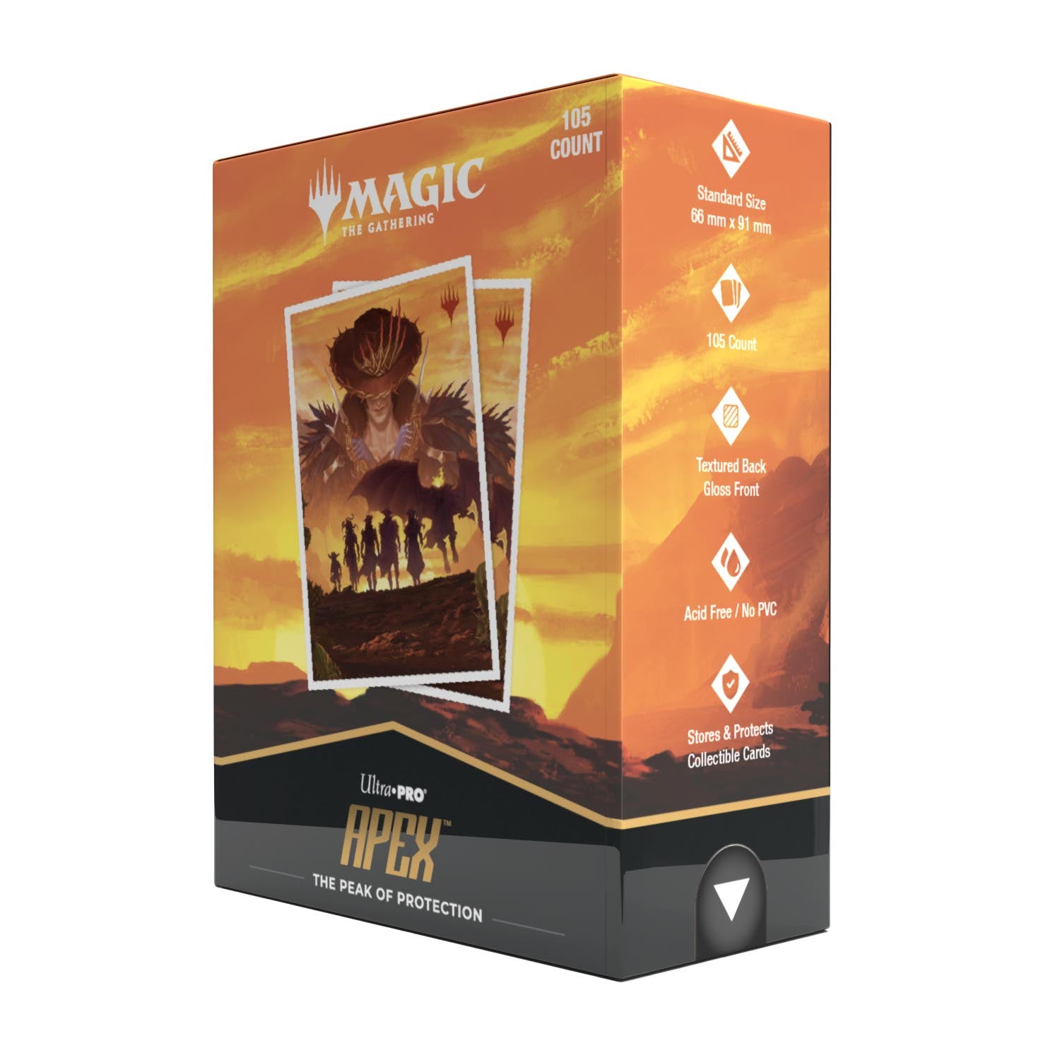 Ultra PRO: 105ct APEX Deck Sleeves - Outlaws of Thunder Junction (Gang Silhouette)