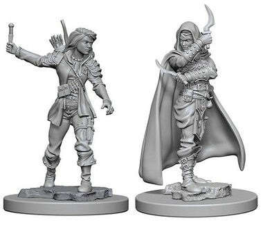 Pathfinder Battles Deep Cuts Miniatures - Unpainted: Human Rogue