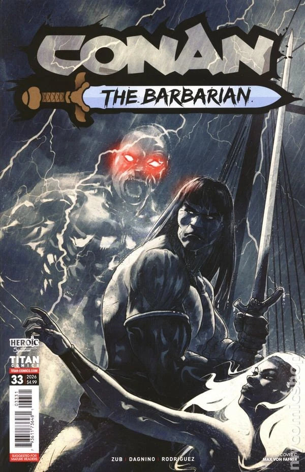 Conan The Barbarian #33 Cover C Max Von Fafner Variant (Mature)