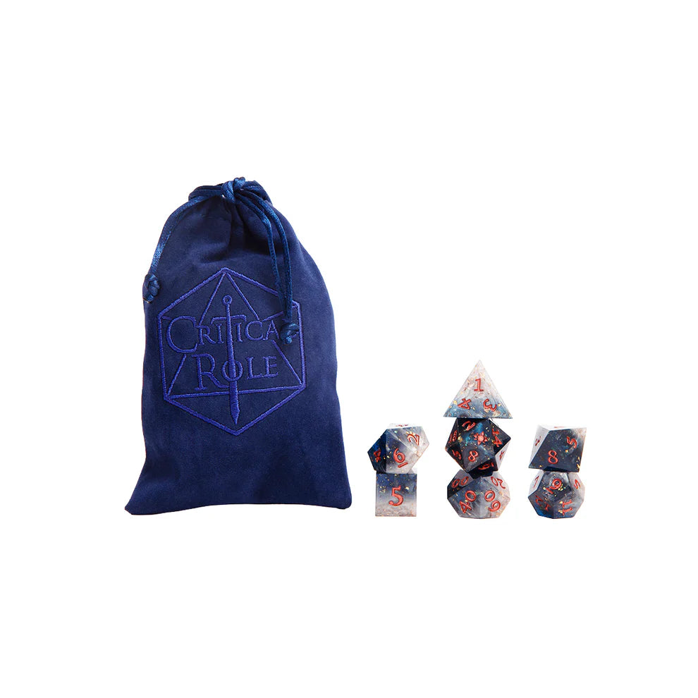 Critical Role RPG Dice Set: Percival Fredrickstein Von Musel Klossowski De Rolo III