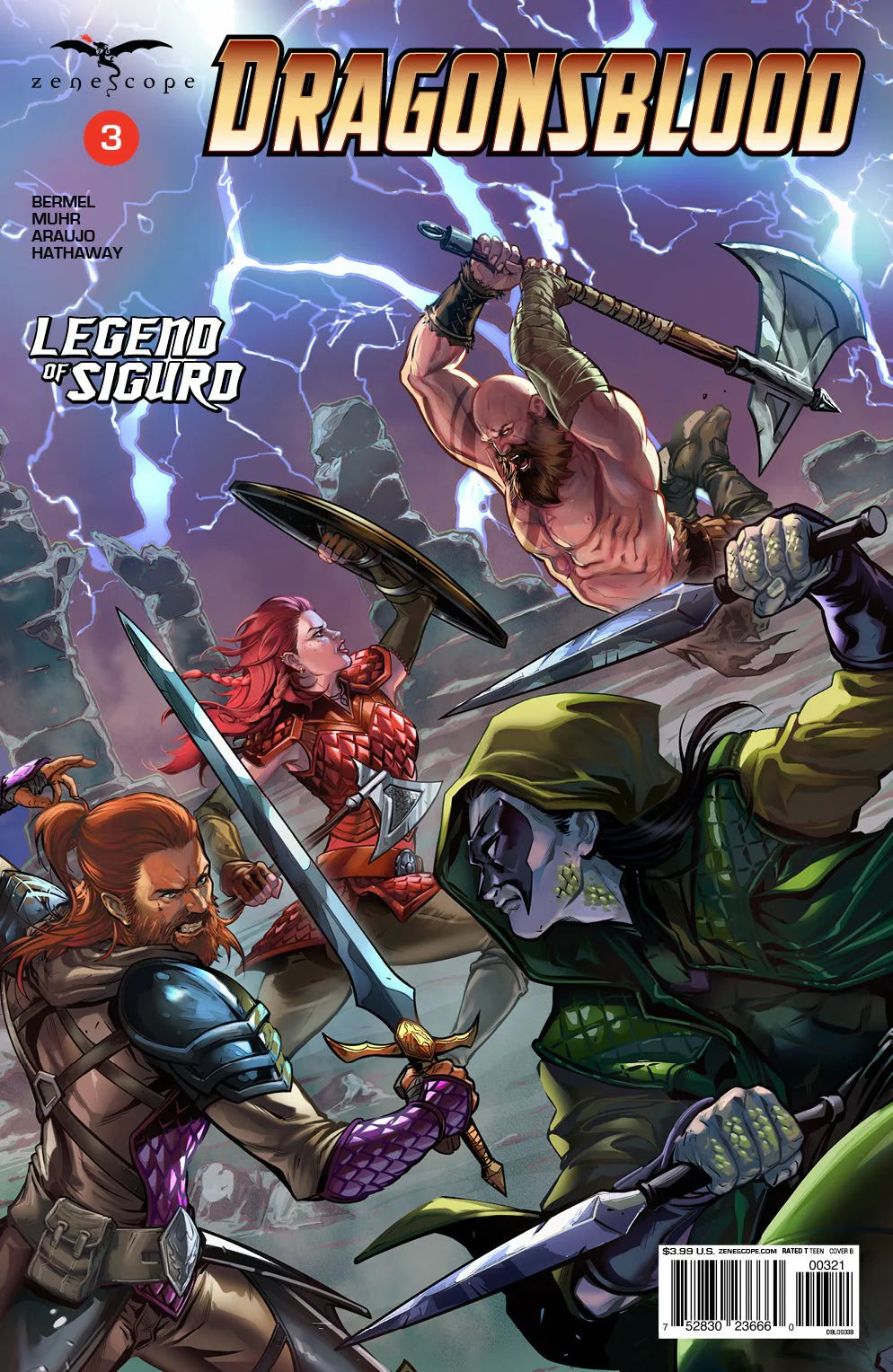 DRAGONSBLOOD #3 (OF 4) CVR B RIVEIRO