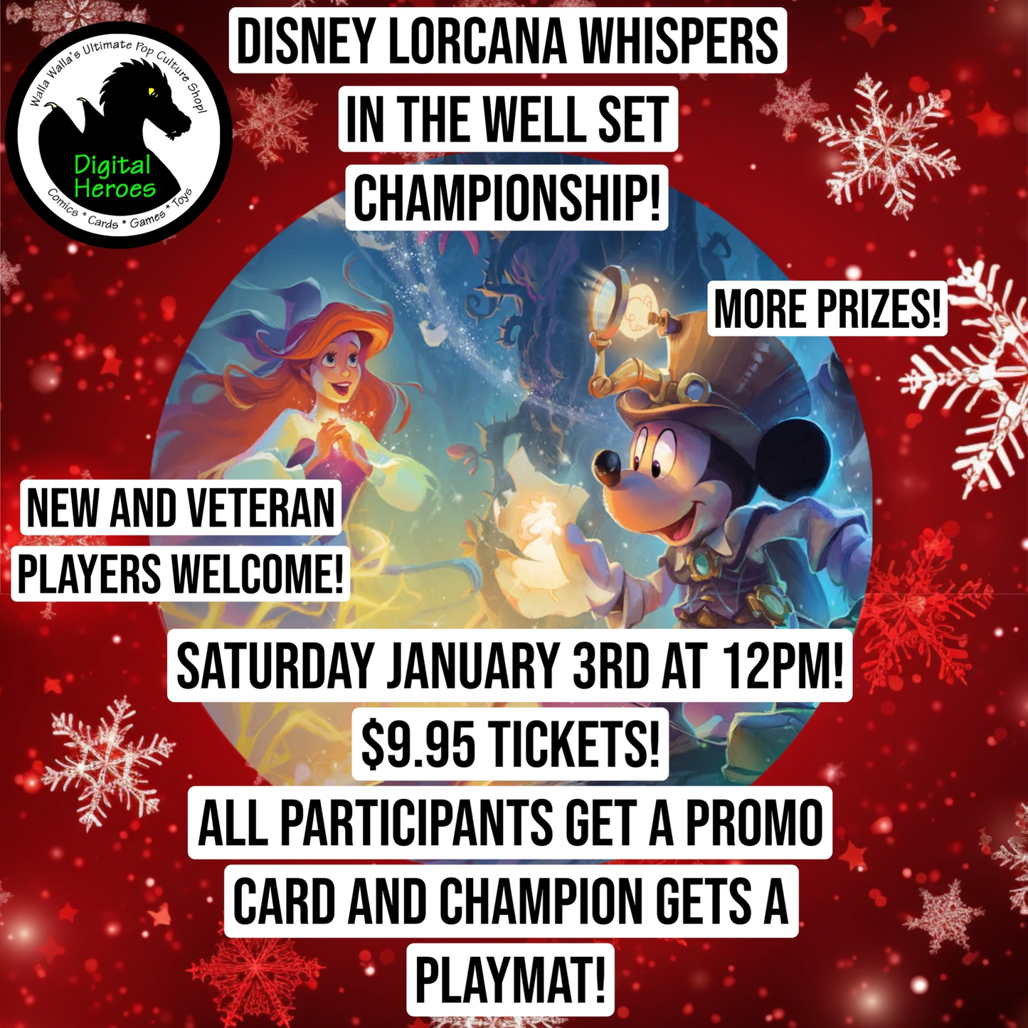 01/03/2026 12:00 PM Disney Lorcana Whispers in the Well - Set Championship