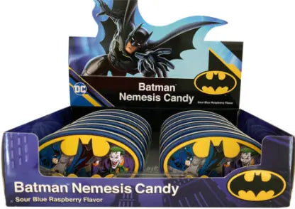 Batman Nemesis Sour Blue Raspberry Candy