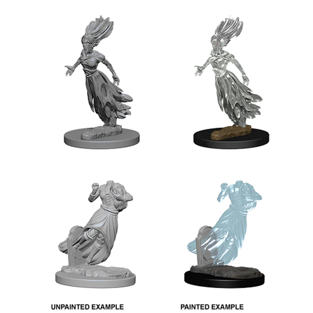 Nolzur's Marvelous Miniatures - Unpainted: Ghost and Banshee