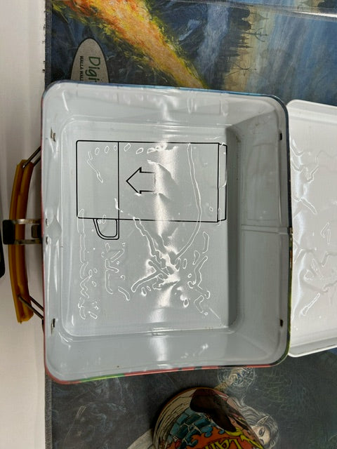 1983 Aladdin Industries Dragon’s Lair Metal Lunch Box and Thermos