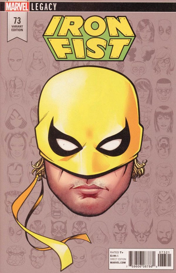 Iron Fist #73 1:10 Mike McKone Legacy Headshot Variant