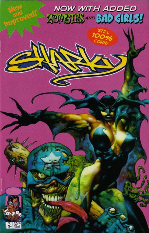 Sharky #3 Variant Cover 1998 FN/VF