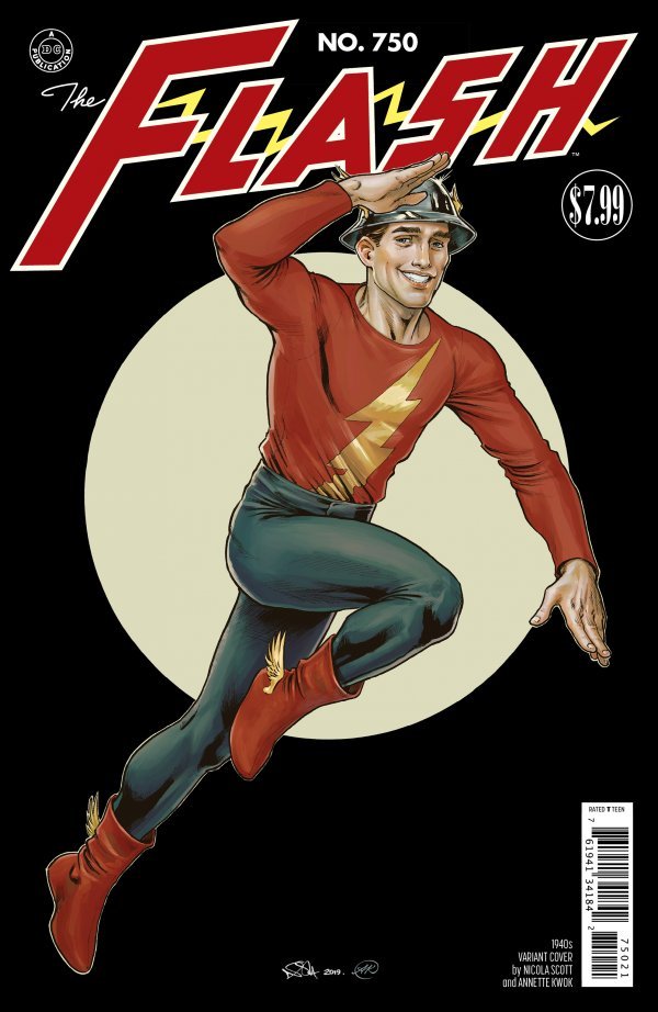 The Flash #750 Nicola Scott 1940s Variant