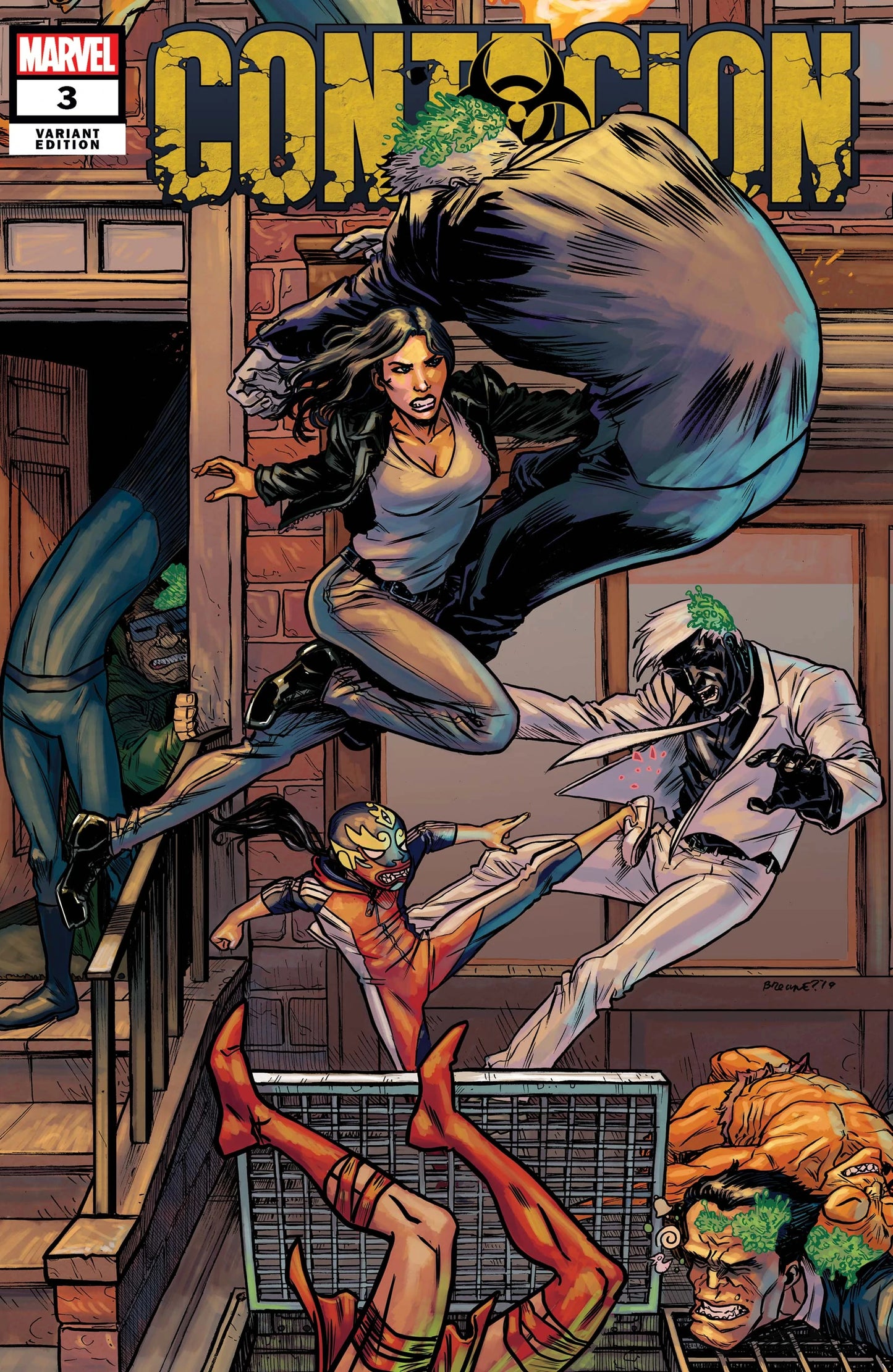 Contagion #3 Ryan Browne Connecting Variant