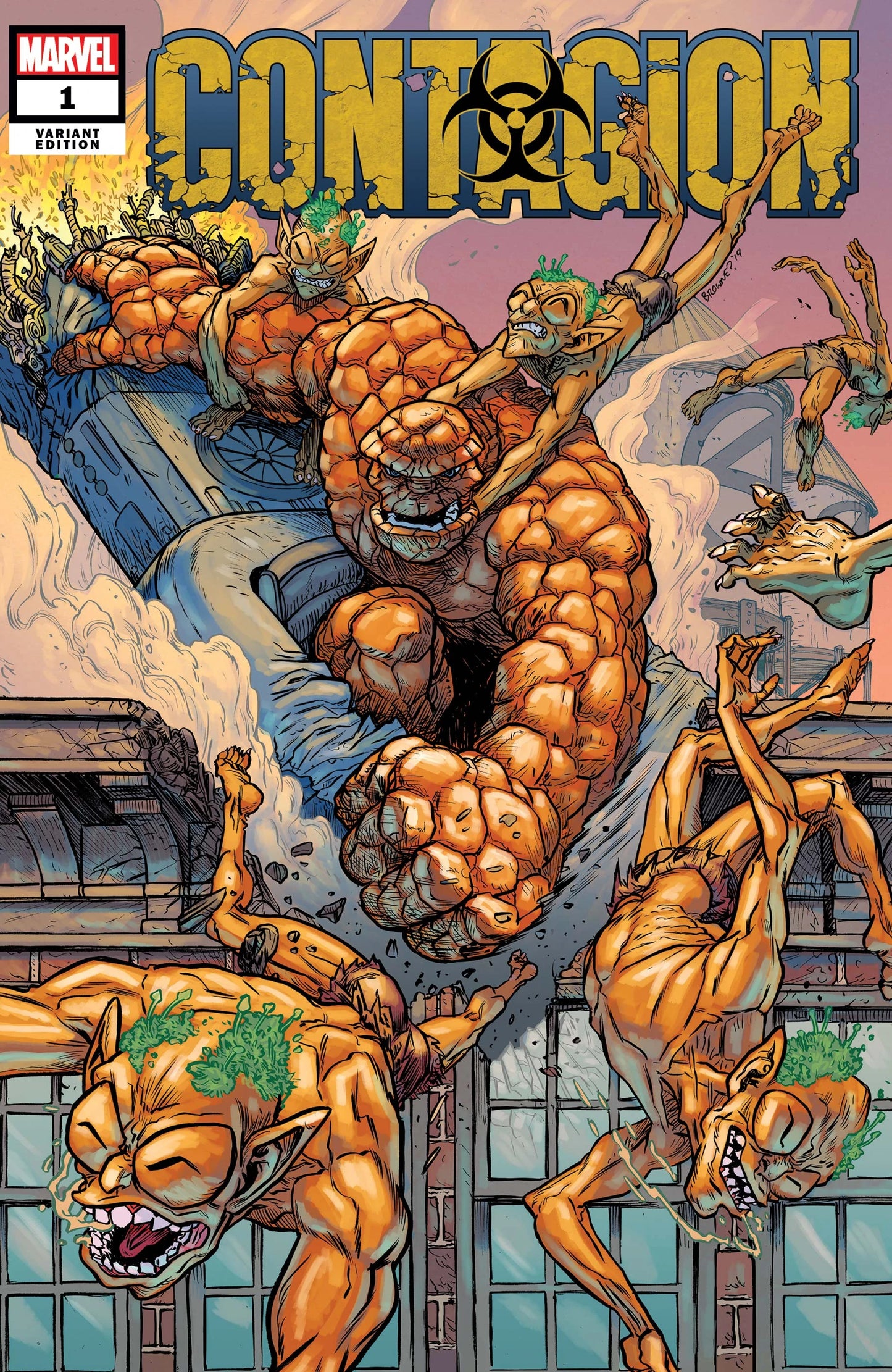 Contagion #1 Ryan Browne Connecting Variant