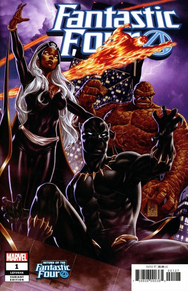 Fantastic Four #1 Mark Brooks Return of the Fantastic Four Variant