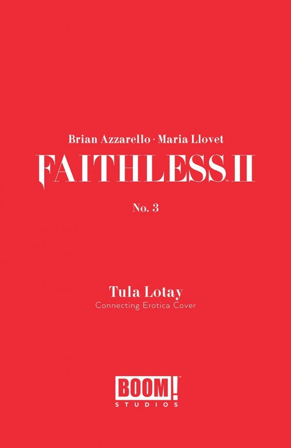 Faithless II #3 Cover B Tula Lotay Erotica Connecting Variant