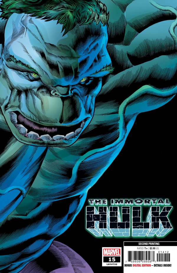 The Immortal Hulk #15 2nd Printing Bennett Variant