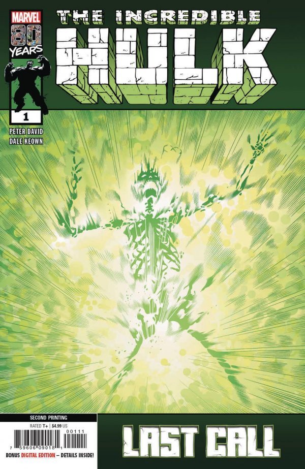 The Incredible Hulk: Last Call #1 2nd Printing Dale Keown
