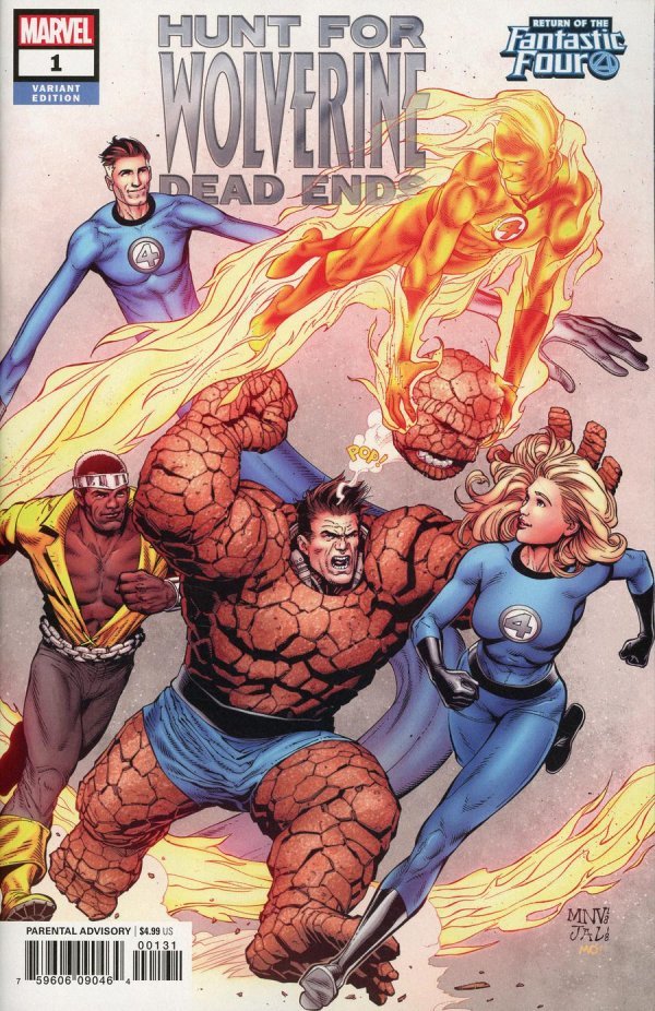 Hunt for Wolverine: Dead Ends #1 Steve McNiven Return of the Fantastic Four Variant