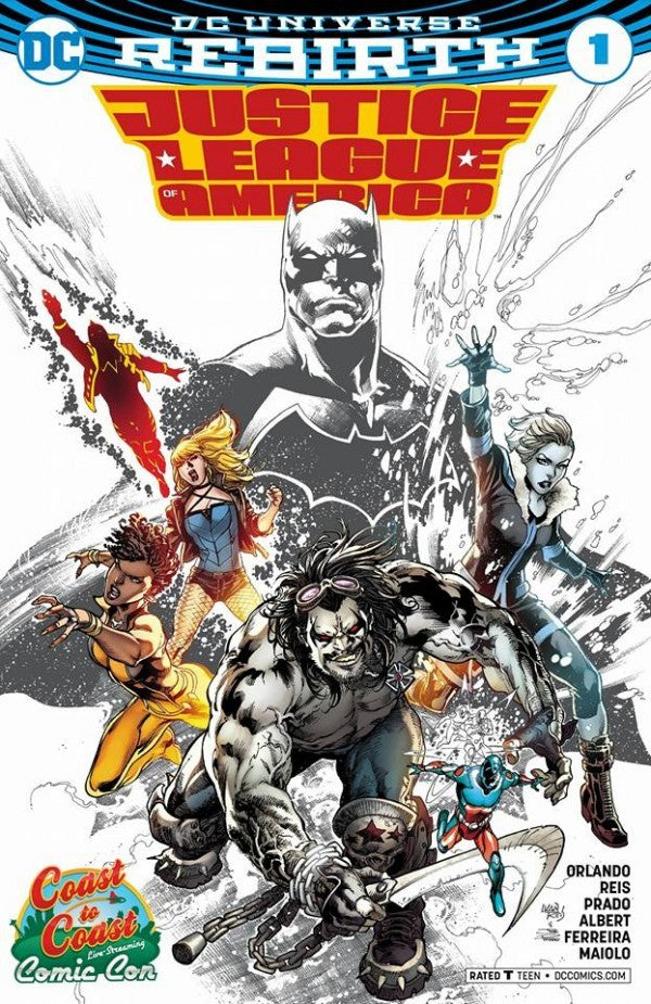 Justice League of America #1 Coast to Coast Comic Con Ivan Reis Limited Color Variant
