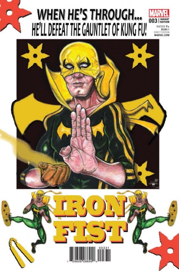 Iron Fist #3 1:25 Andre LeRoy Davis Variant
