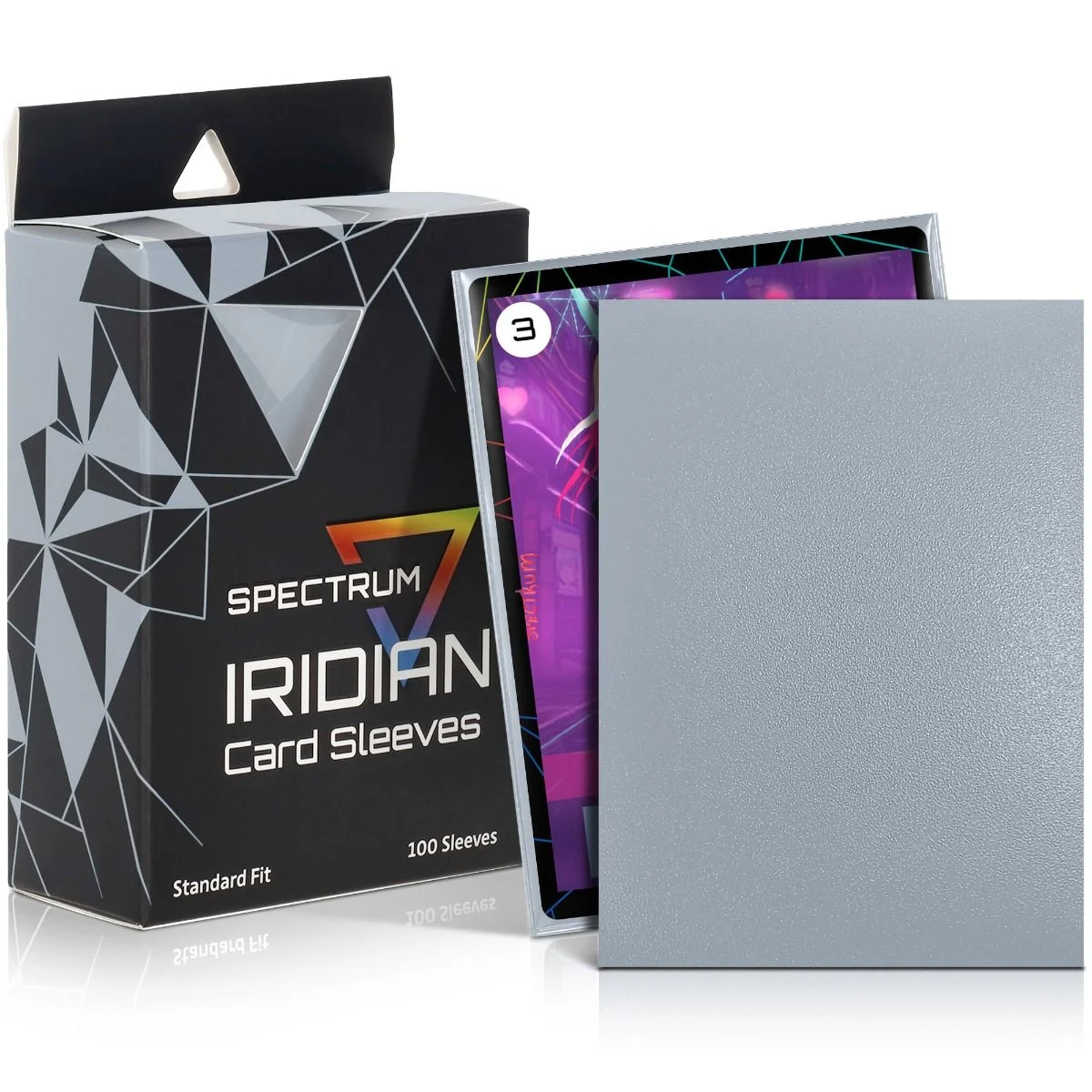 BCW Iridian™ Matte Sleeves 100ct - Silver