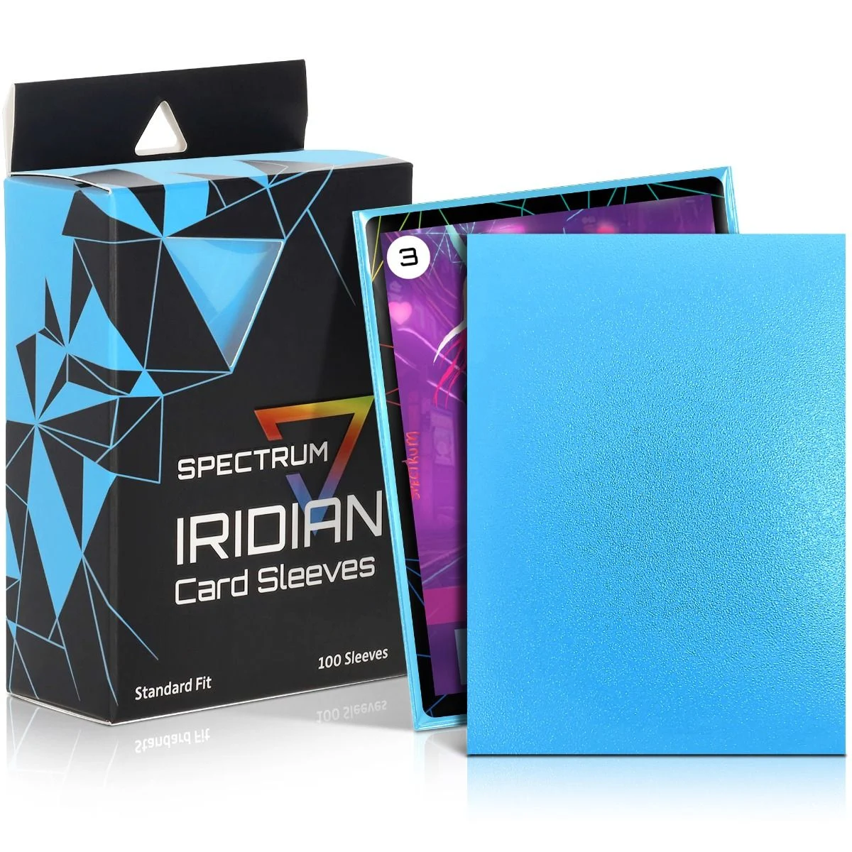 BCW Iridian™ Matte Sleeves 100ct - Sky Blue