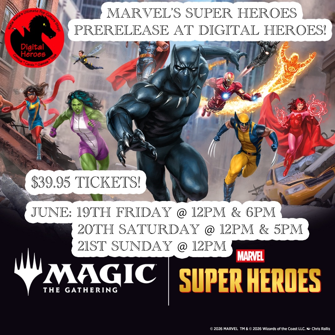 06/21/2026 12:00PM MTG Marvel's Super Heroes Noon Prerelease Ticket
