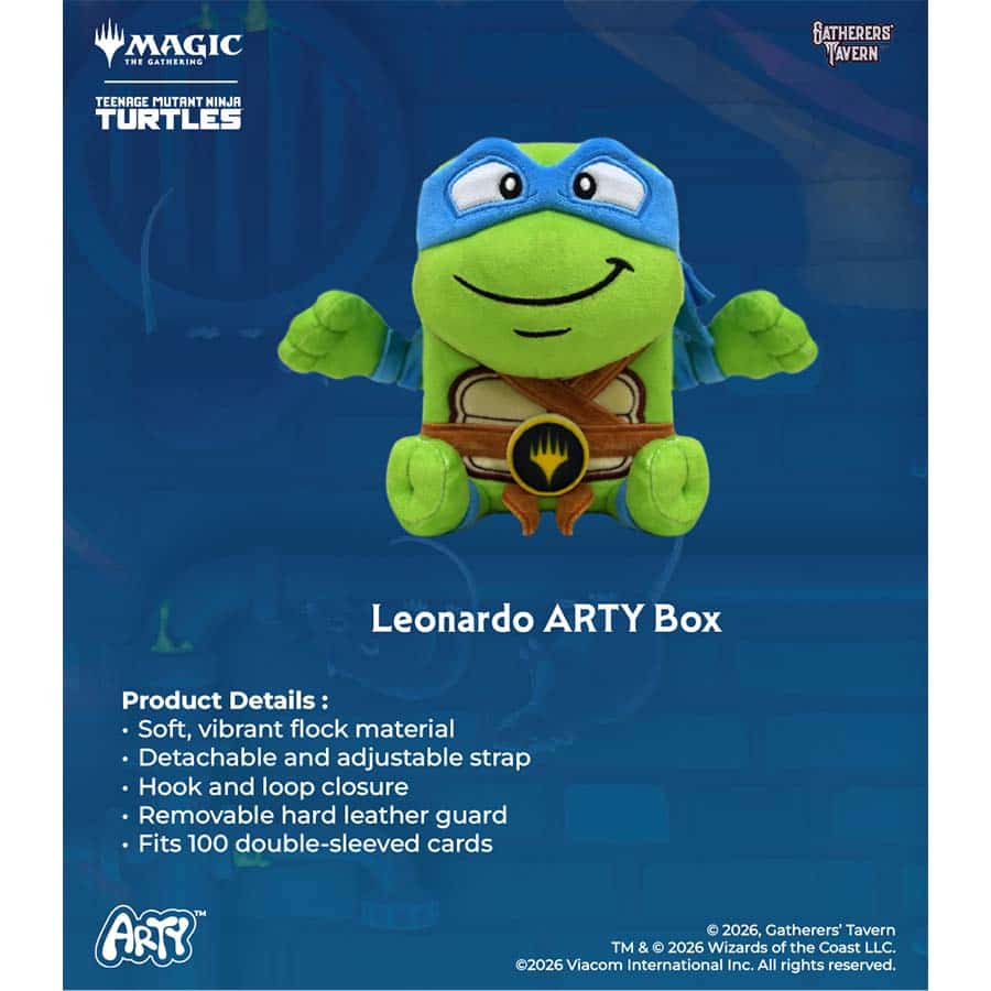 Gatherer's Tavern ARTY Deck Box: Leonardo TMNT