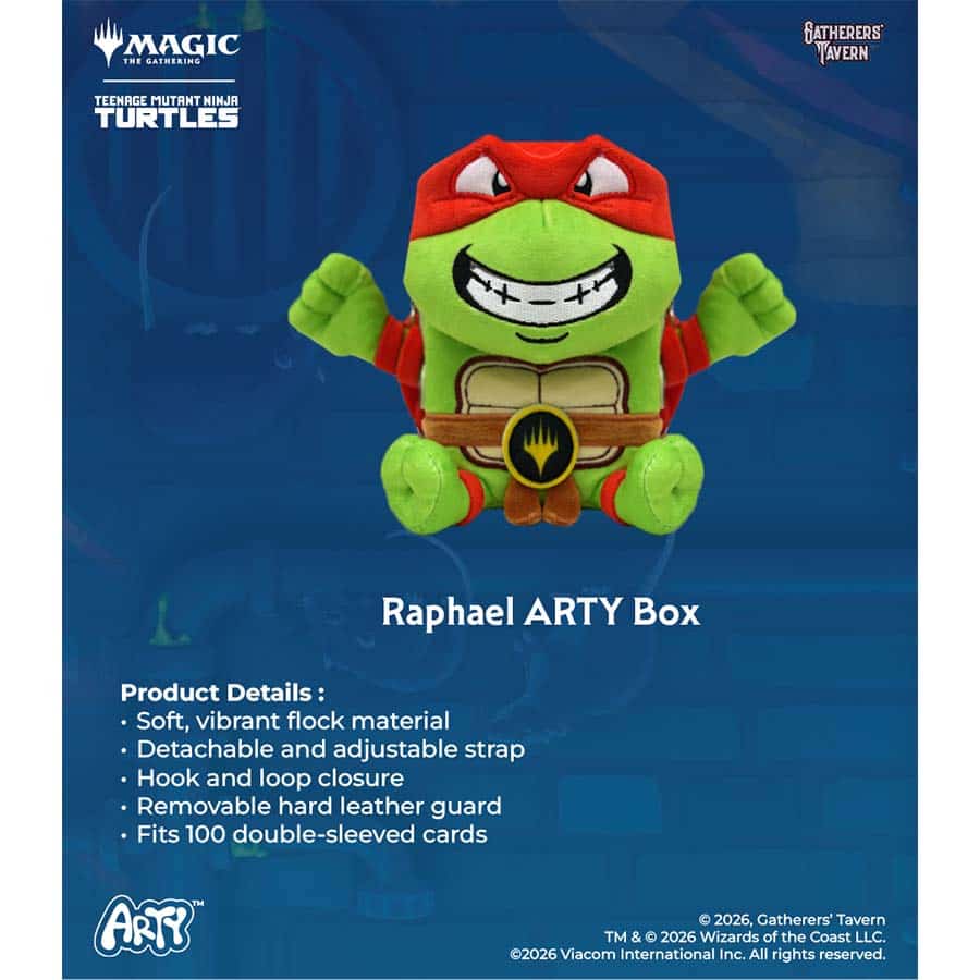 Gatherer's Tavern ARTY Deck Box: Raphael TMNT