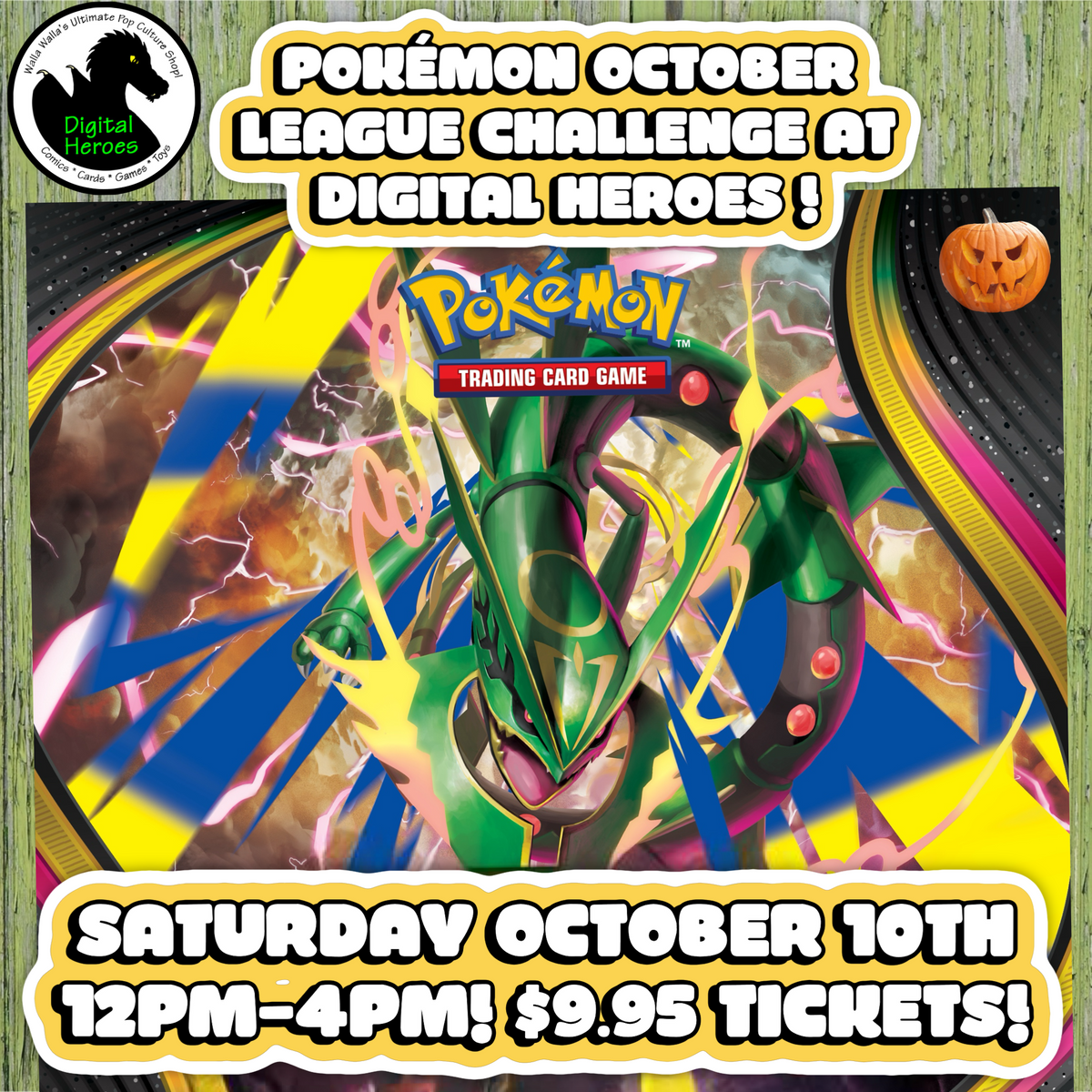 10/10/2026 12:00 PM Pokemon October League Challenge Ticket