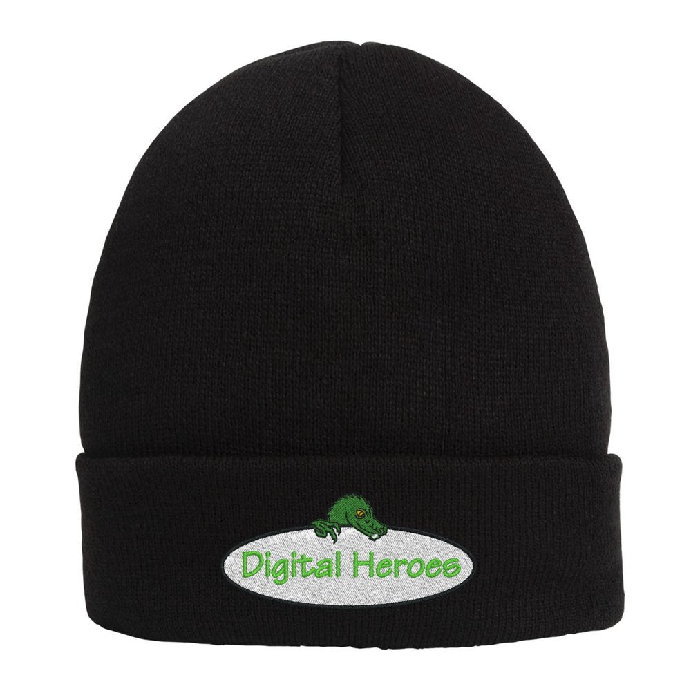 Digital Heroes Custom Cuffed Beanie