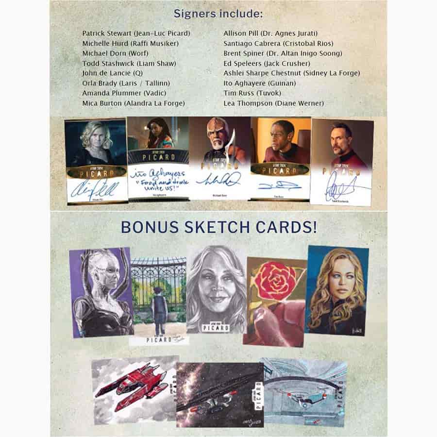 2024 Star Trek Picard Seasons 2 & 3 - Box of Cards (24 Packs)