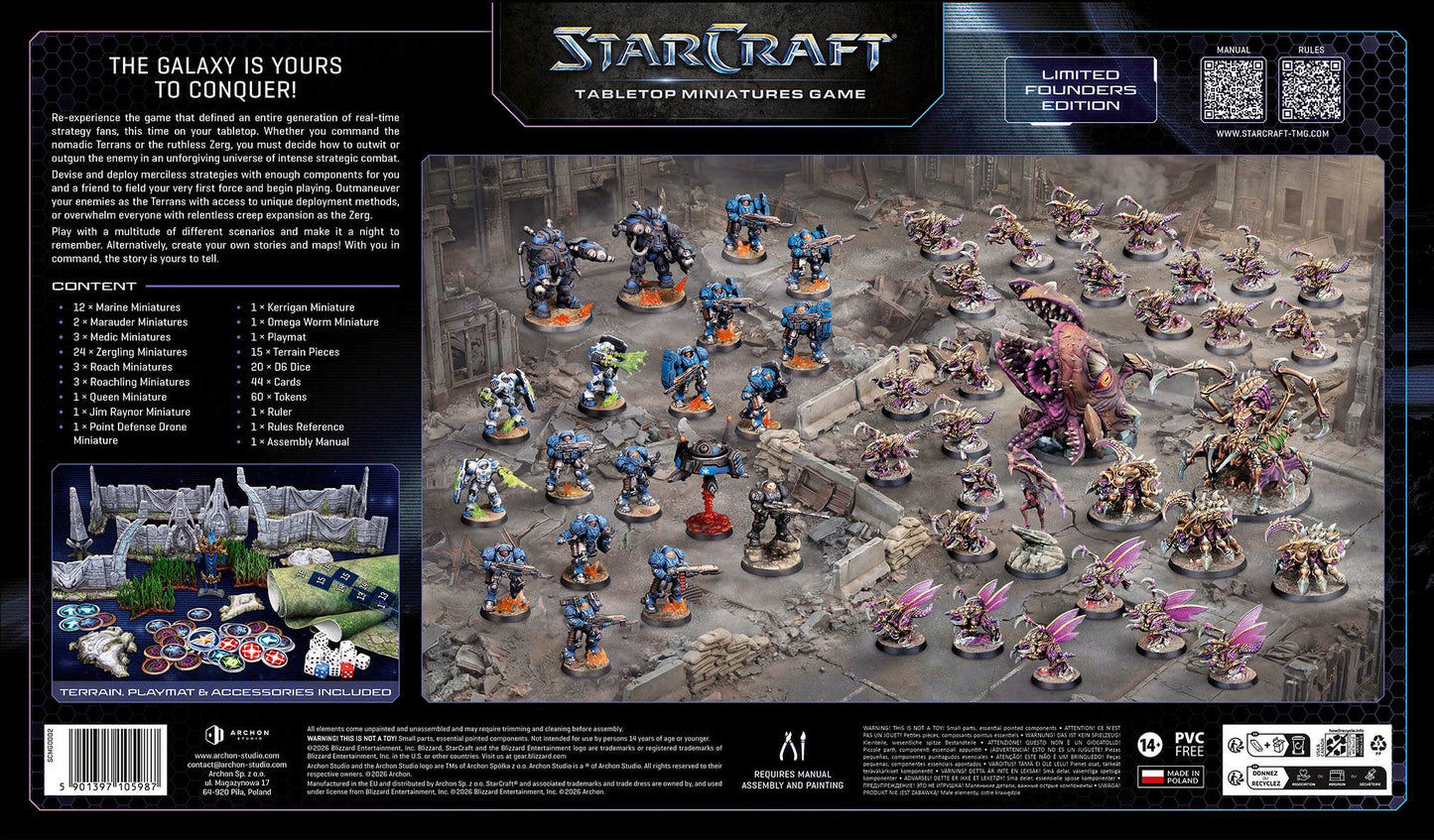 Starcraft Tabletop Miniatures Game: Two-Player Starter Set - Founder's Edition