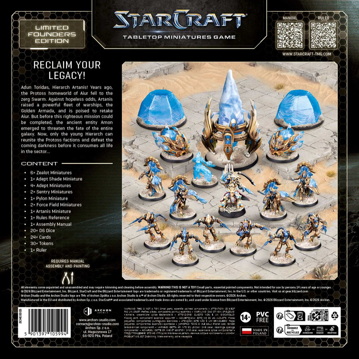 Starcraft Tabletop Miniatures Game: Protoss Starter Set - Founder's Edition