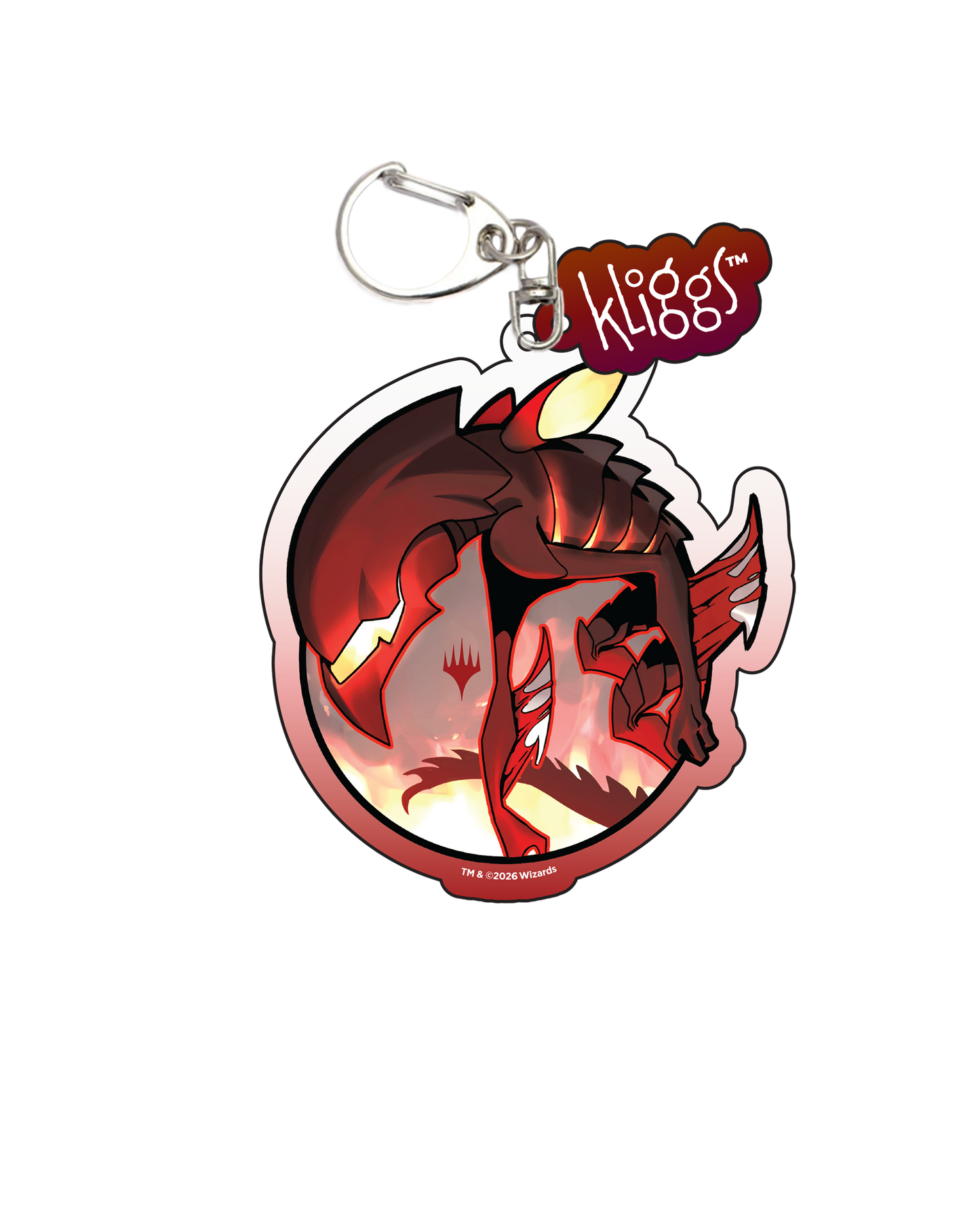 Gatherer's Tavern MTG: Kliggs Keychain - Urabrask, Heretic Praetor