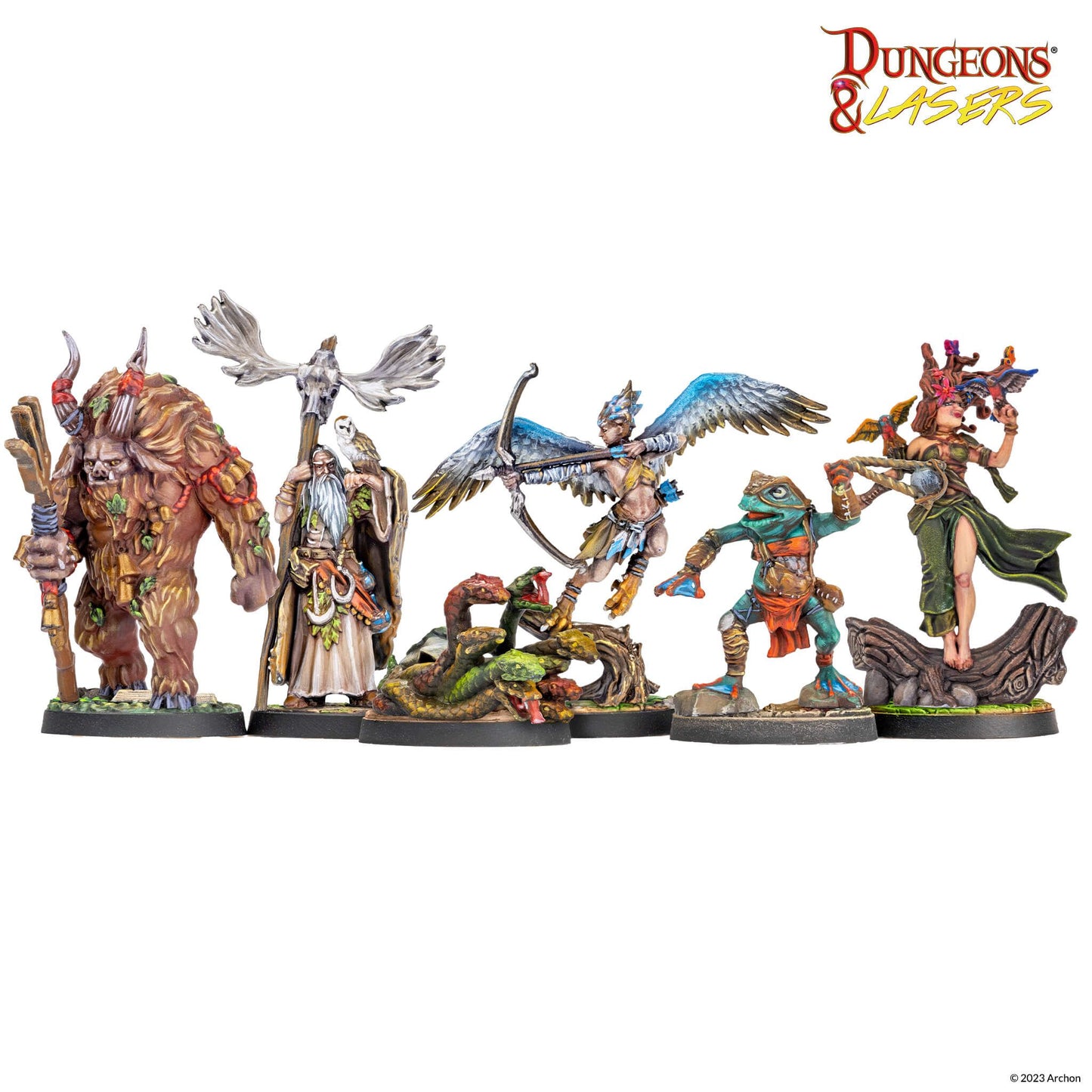 Dungeons & Lasers: Miniatures - Fantasy Miniatures Set