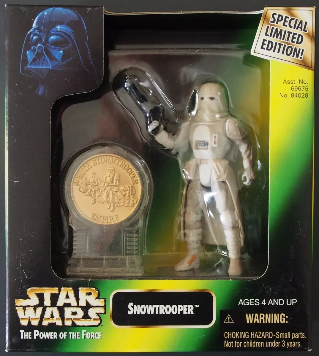 Star Wars POTF Limited Edition Snowtrooper w/ Millennium Minted Coin