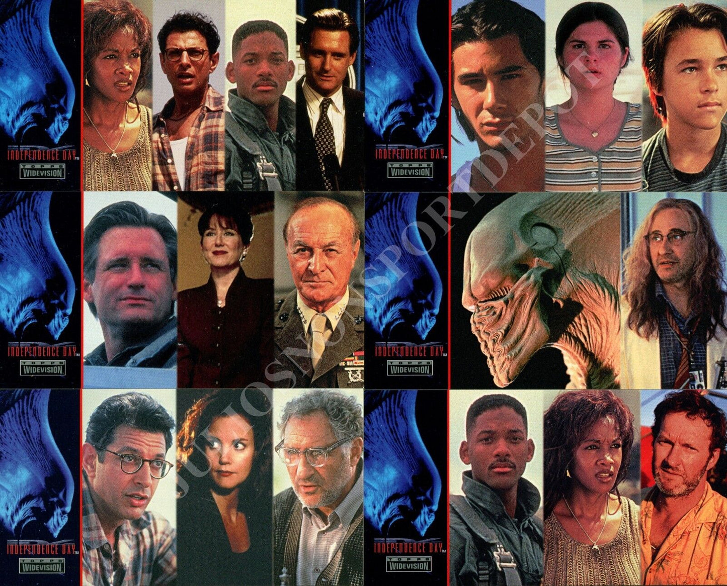 Topps Widevision: Independence Day 72 card set