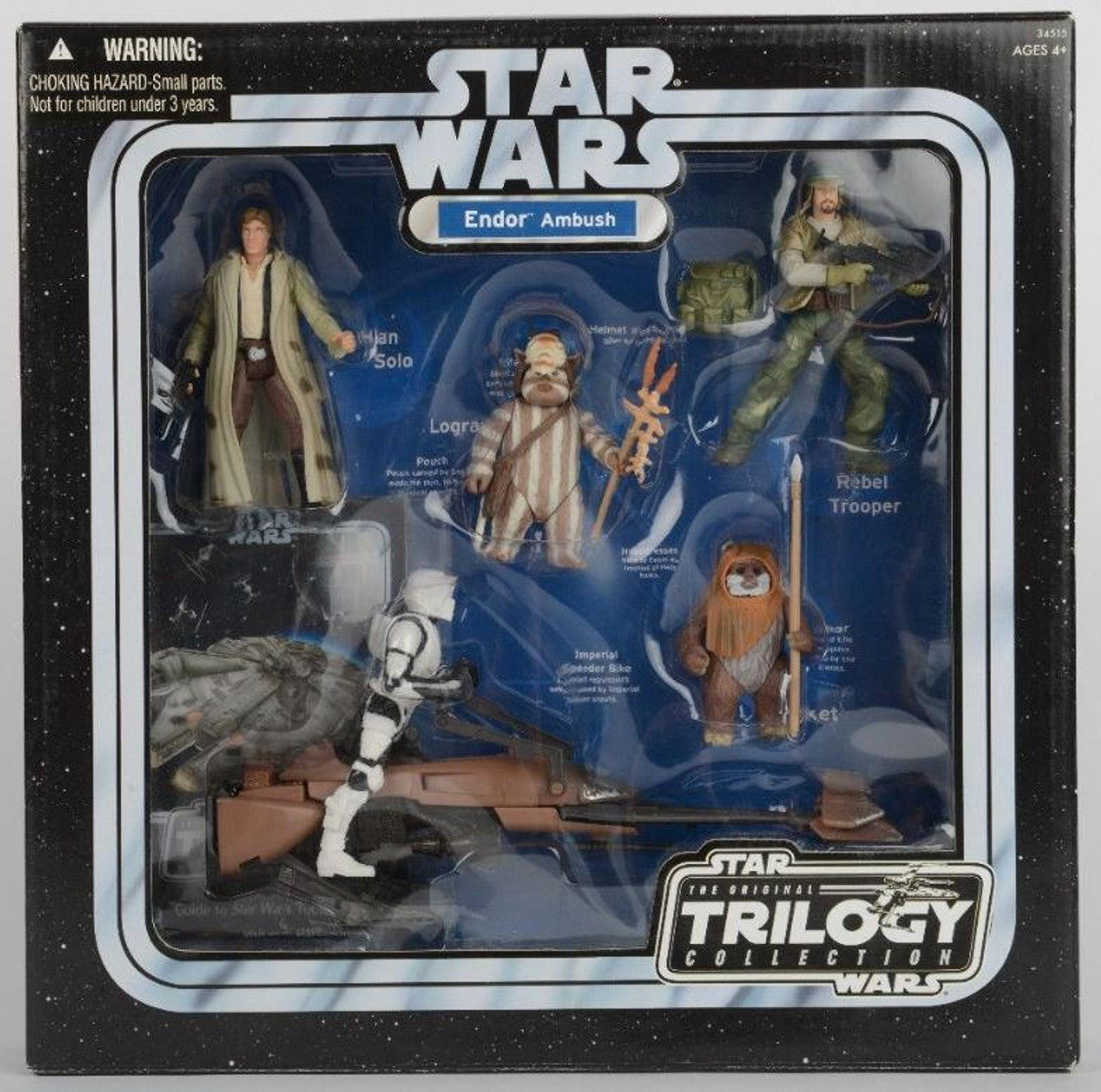 2004 Hasbro Star Wars Trilogy Collection Endor Ambush