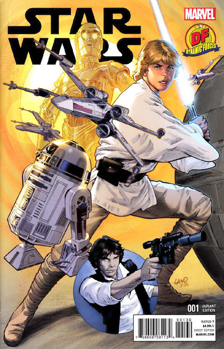 Star Wars #1 CGC 9.8 Dynamic Forces Greg Land Cover Signed