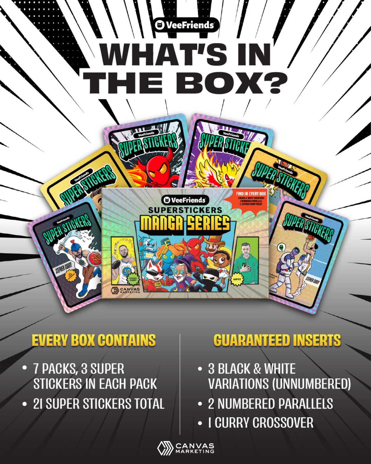 2025 VeeFriends Superstickers Manga Series Box