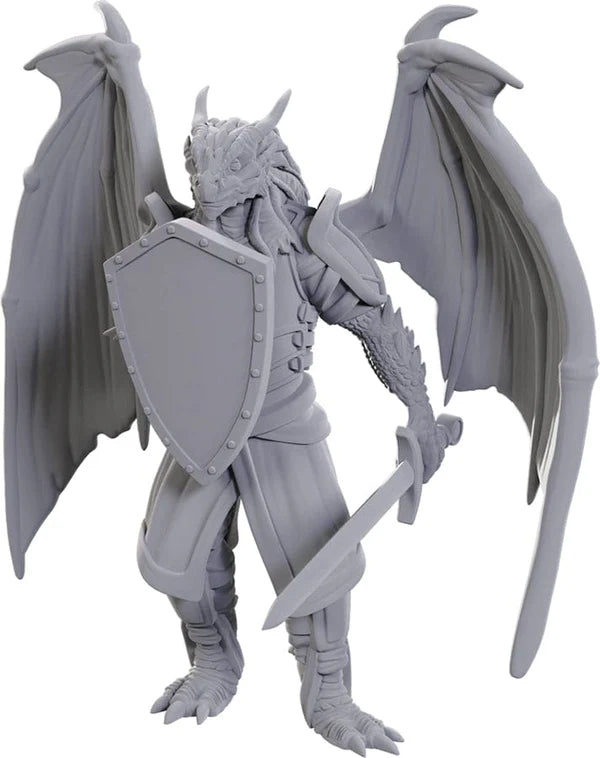 Nolzur's Marvelous Miniatures - Unpainted: Dragonborn of Bahamut
