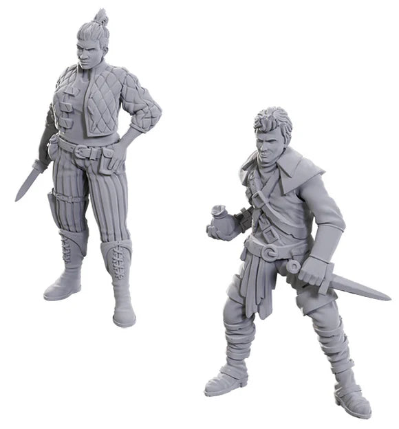 Deep Cuts Miniatures - Unpainted: Cutpurses Male & Female