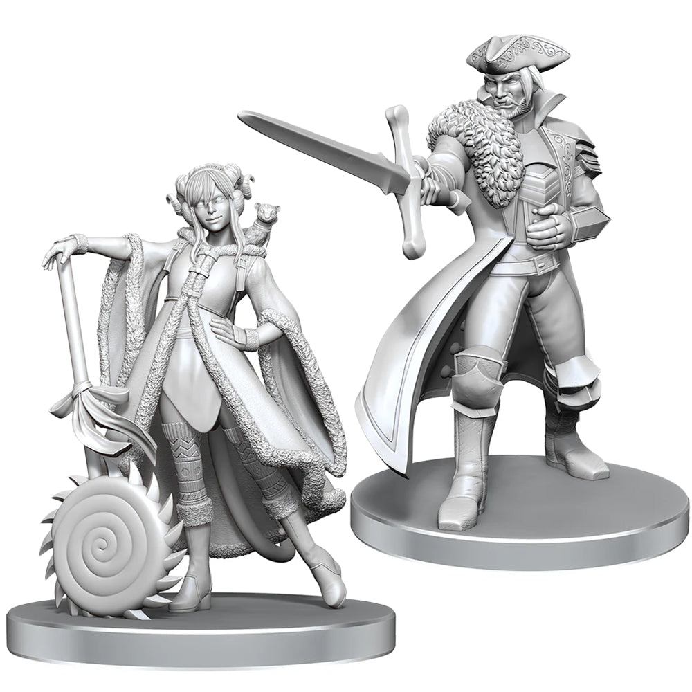Critical Role Miniatures - Unpainted: Jester Lavorre & Fjord Stone