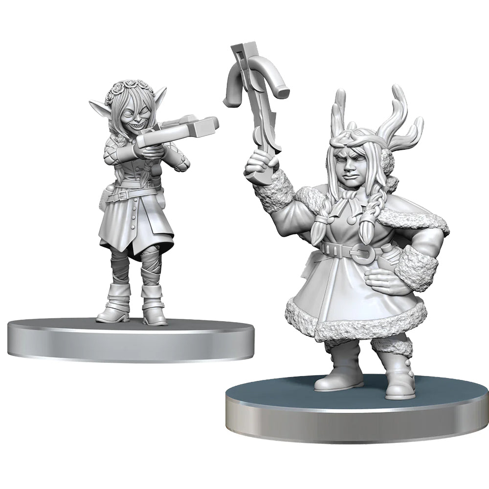 Critical Role Miniatures - Unpainted: Veth Brenatto & Nott the Brave