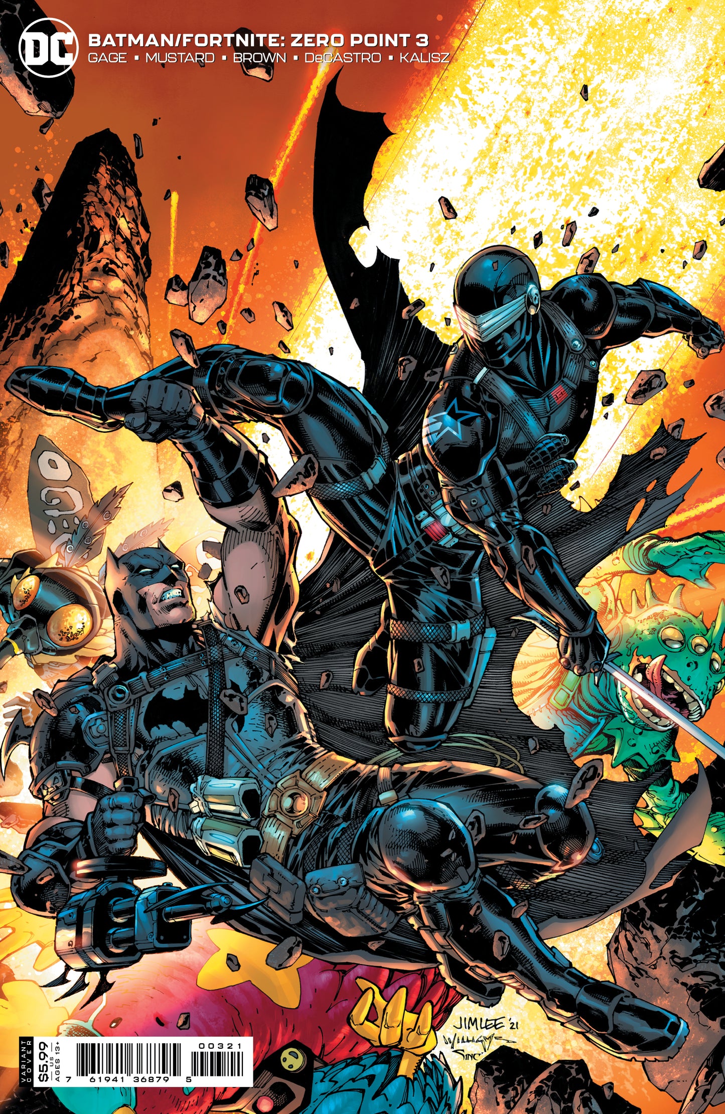 BATMAN FORTNITE ZERO POINT #3 (OF 6) CVR B JIM LEE AND SCOTT
