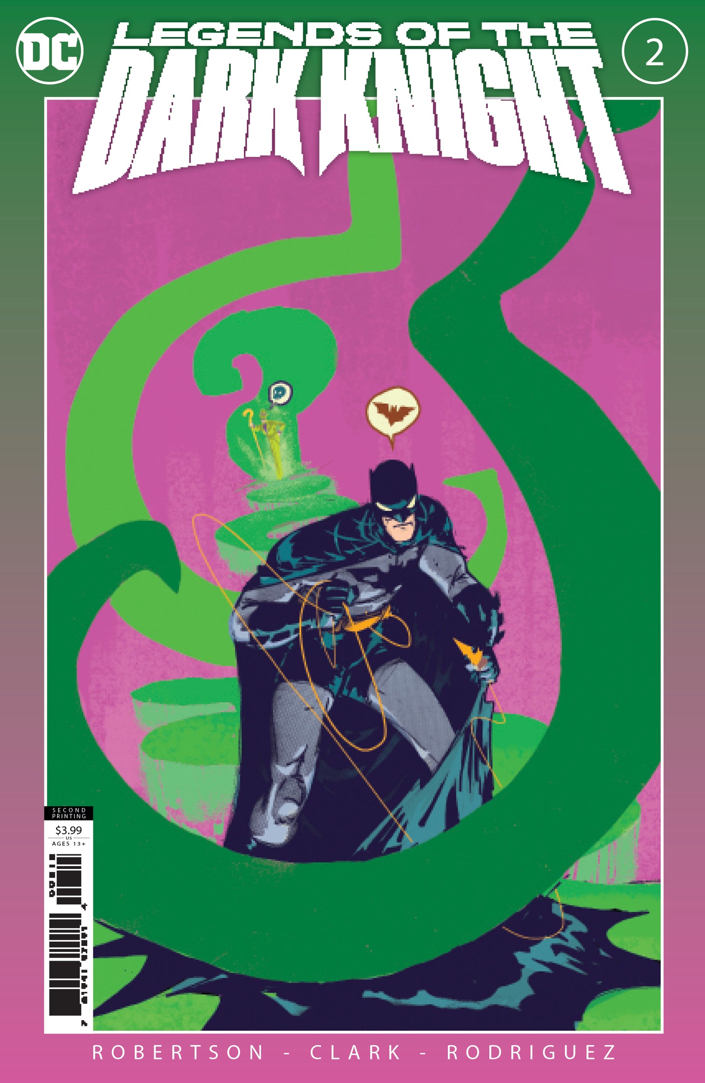 LEGENDS OF THE DARK KNIGHT #2 Second Printing