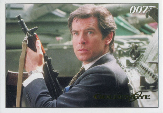 James Bond Archives 2015 Goldeneye Gold Parallel Chase Card 061 #067 of 125