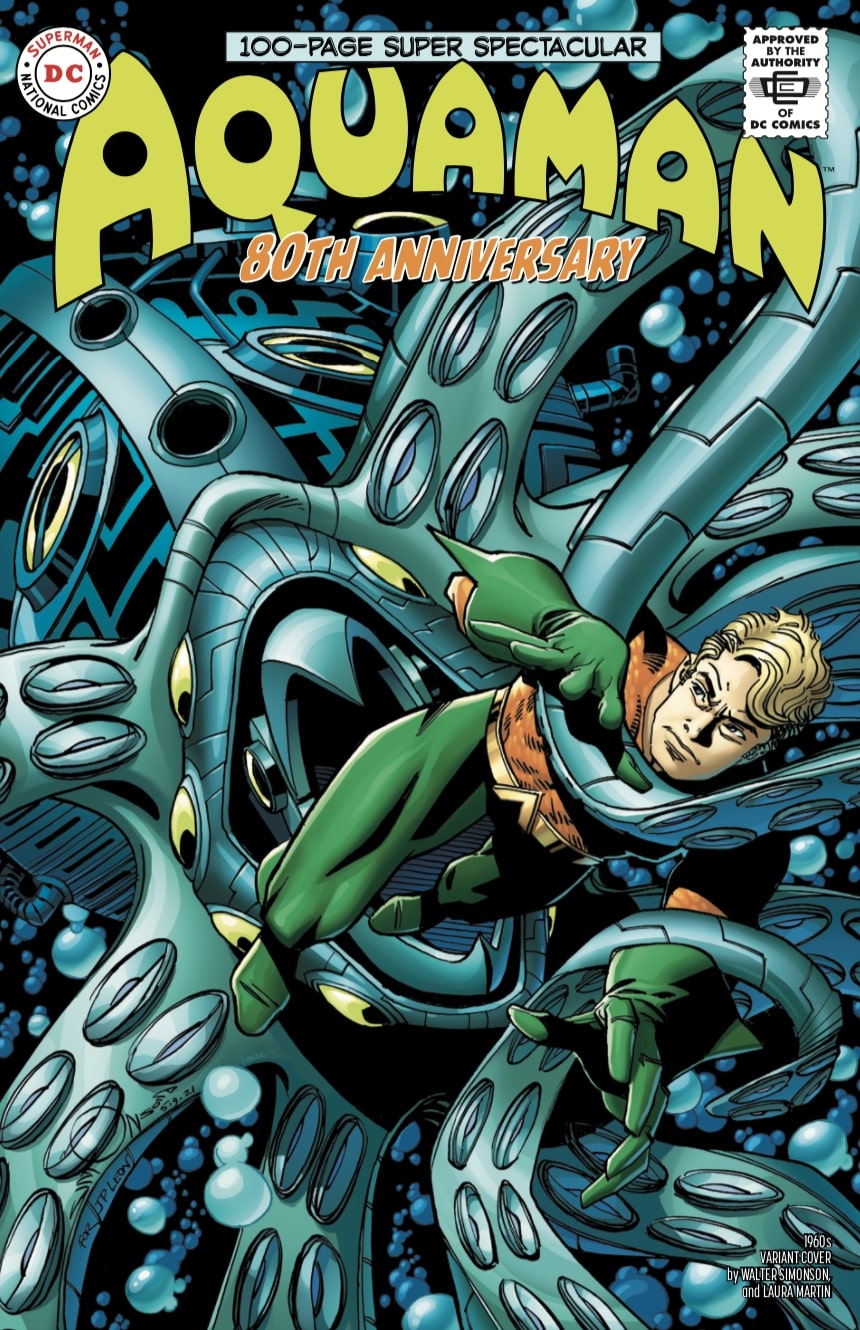 AQUAMAN 80TH ANNIVERSARY 100-PAGE SUPER SPECTACULAR #1 (ONE SHOT) CVR D WALTER SIMONSON 1960S VAR