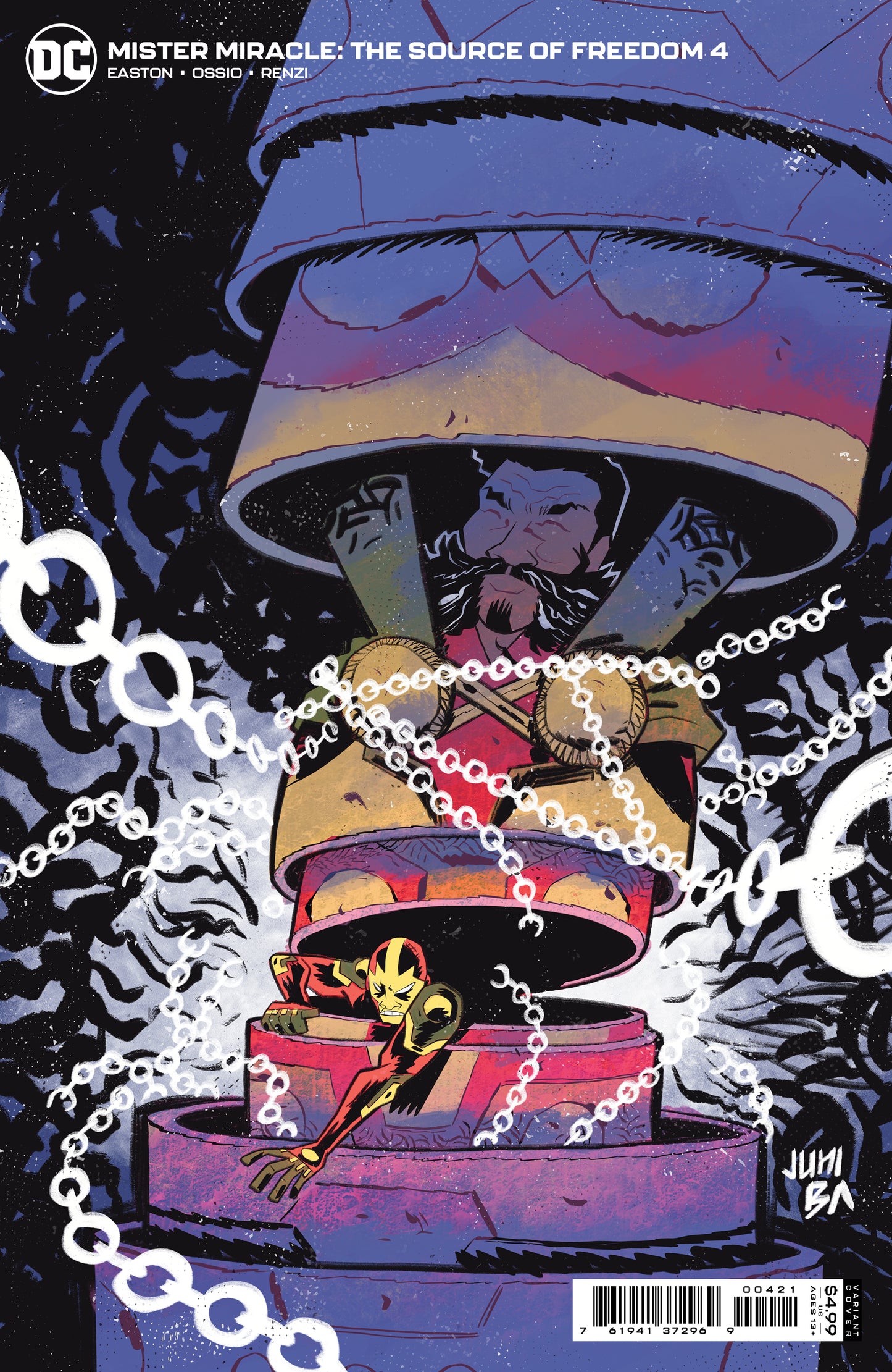 MISTER MIRACLE THE SOURCE OF FREEDOM #4 (OF 6) CVR B JUNI BA CARD STOCK VAR
