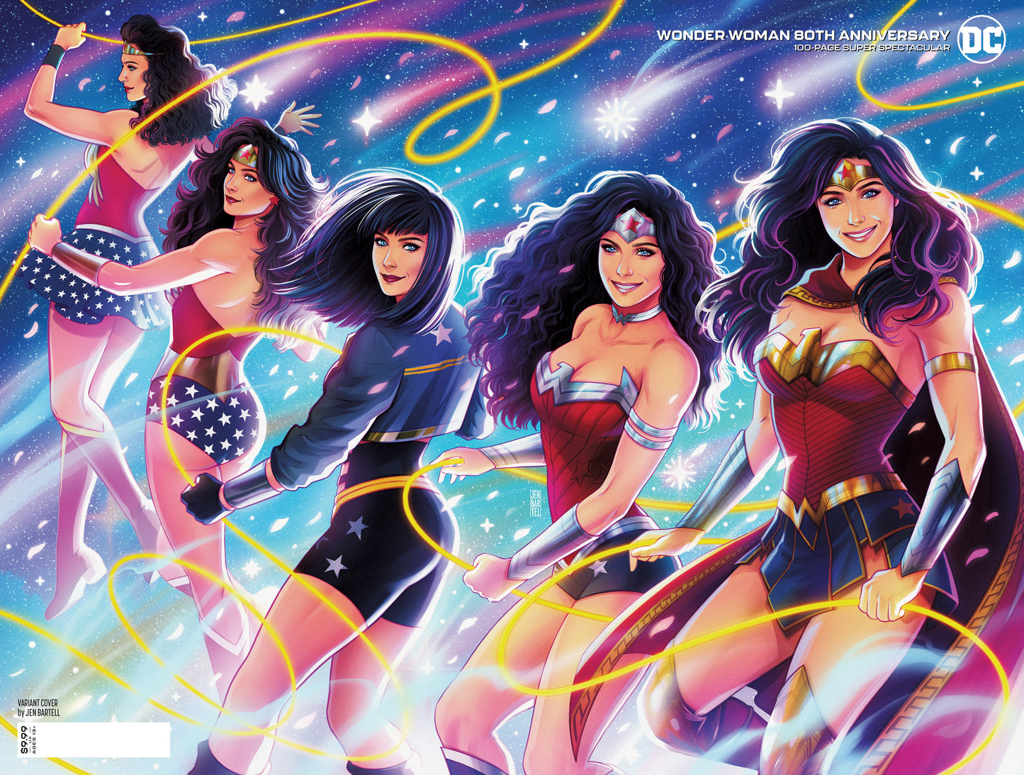 WONDER WOMAN 80TH ANNIVERSARY 100-PAGE SUPER SPECTACULAR #1 (ONE SHOT) CVR E JEN BARTEL COSTUME CELE