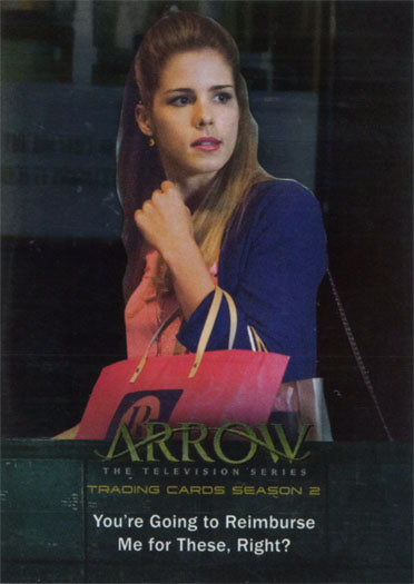 Arrow Season 2 Base 09 Silver Foil Parallel Chase Card 23/40